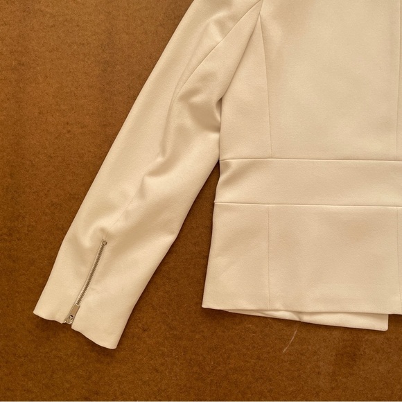 Zara Basic Collection White Business Casual Blazer Suit Jacket Size Small - Picture 9 of 10